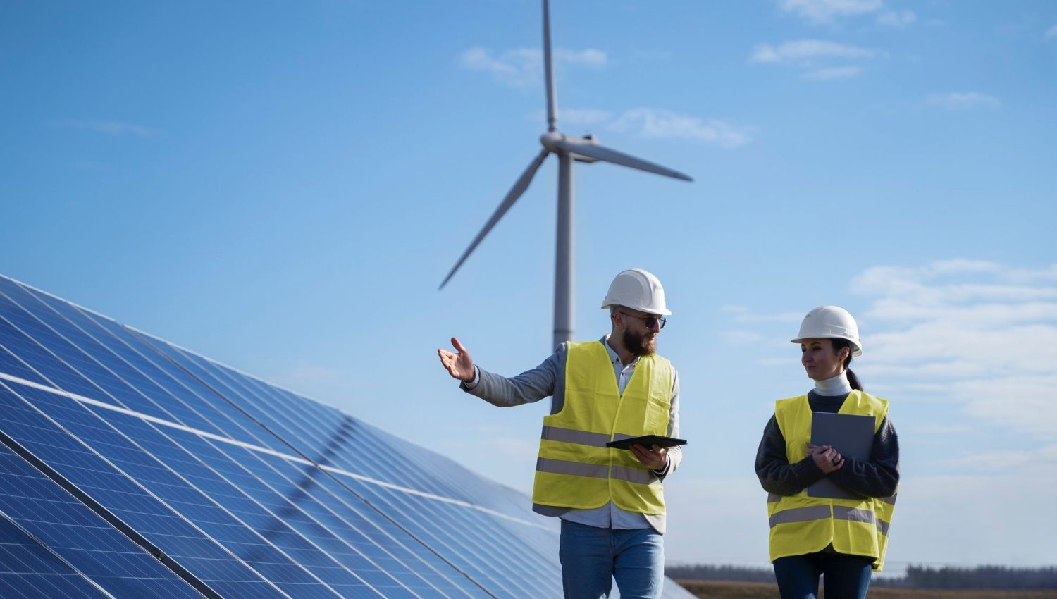 engineers-talking-about-solar-pannels-medium-shot